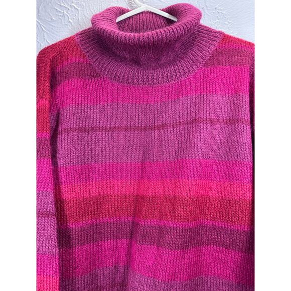 Abercrombie & Fitch Womens Long Turtleneck Sweater Mohair Wool Vintage Sz Small - Picture 3 of 5